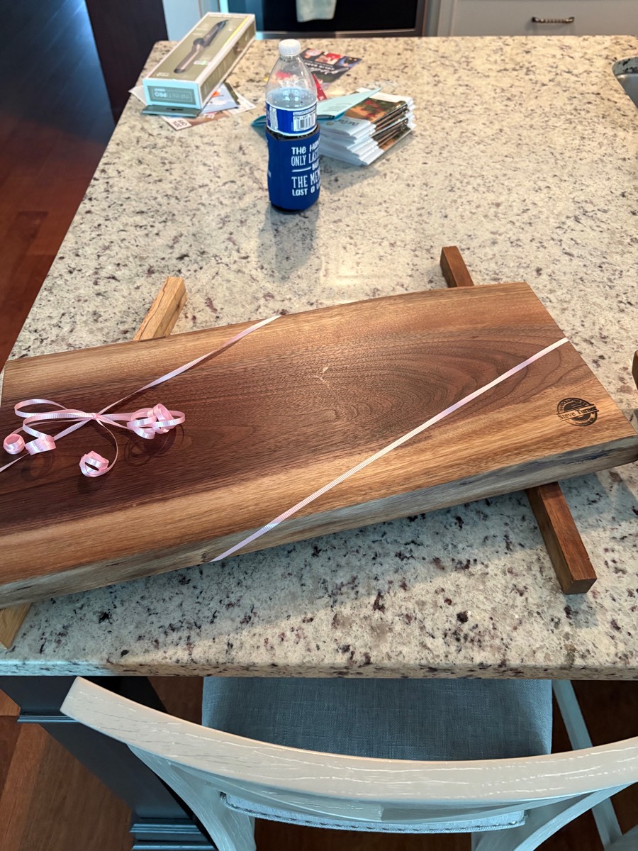 The Hearthstone gift wrapped with ribbon